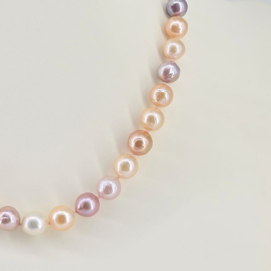 Collana di Perle Multicolore Barocche ø 8/10,5 mm