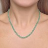 Collana di Smeraldo a Rondella 53 Ct. con Chiusura in Oro 18Kt
