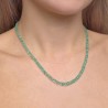 Collana di Smeraldo a Rondella 53 Ct. con Chiusura in Oro 18Kt