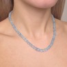 Collana di Acquamarina a Rondella 109 Ct.