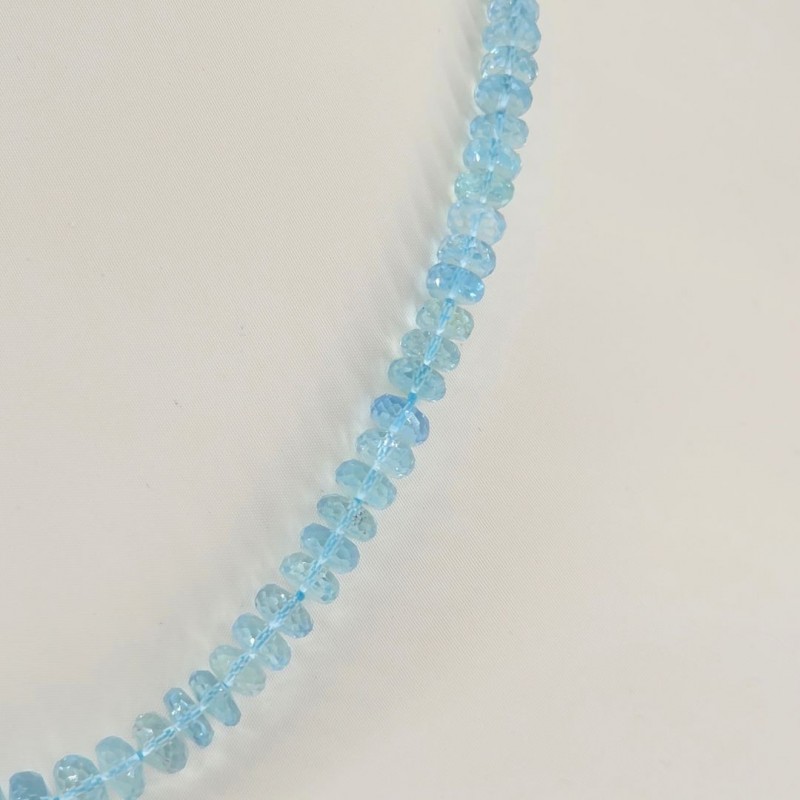 Collana di Acquamarina a Rondella 109 Ct.