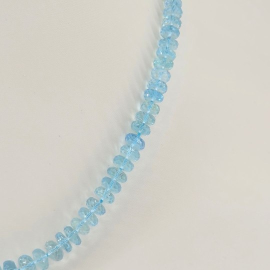 Collana di Acquamarina a Rondella 109 Ct.